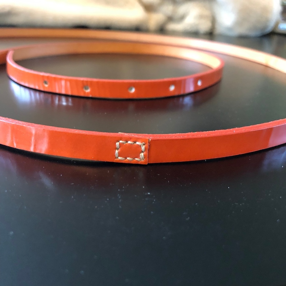 J Crew Patent Leather Double Wrap Belt - Picture 7 of 10